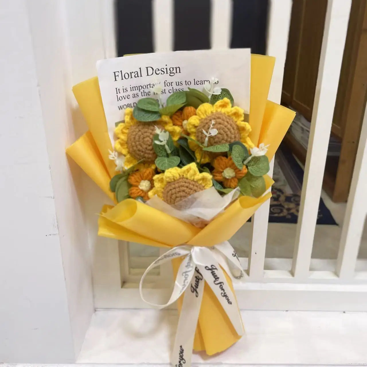 Handcrafted Knitted Flower Bouquet – Cozy Crochet Blooms for Gifting & Décor