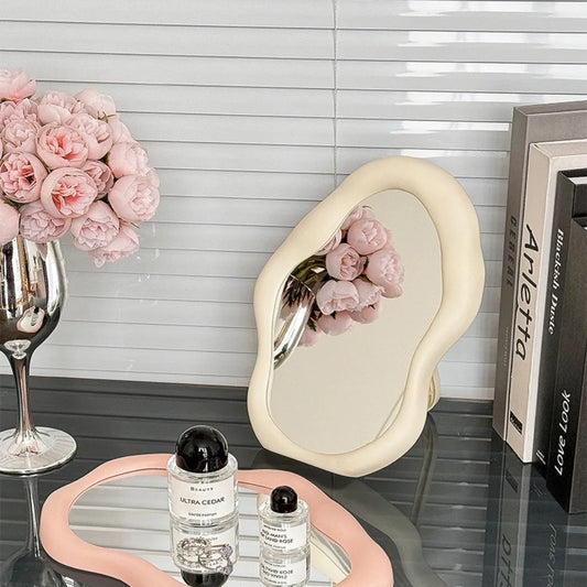 Cloud Mirror – Irregular Standing Vanity Mirror for Bedroom or Dresser