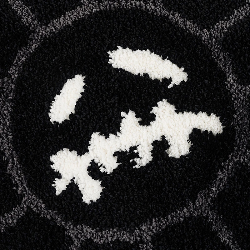 Smiling Flower Tufted Rug – Retro Accent for Cozy Spaces