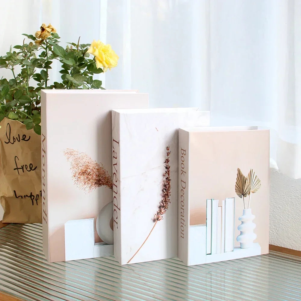 3Pcs Fashion Decorative Books – Modern Coffee Table Accent