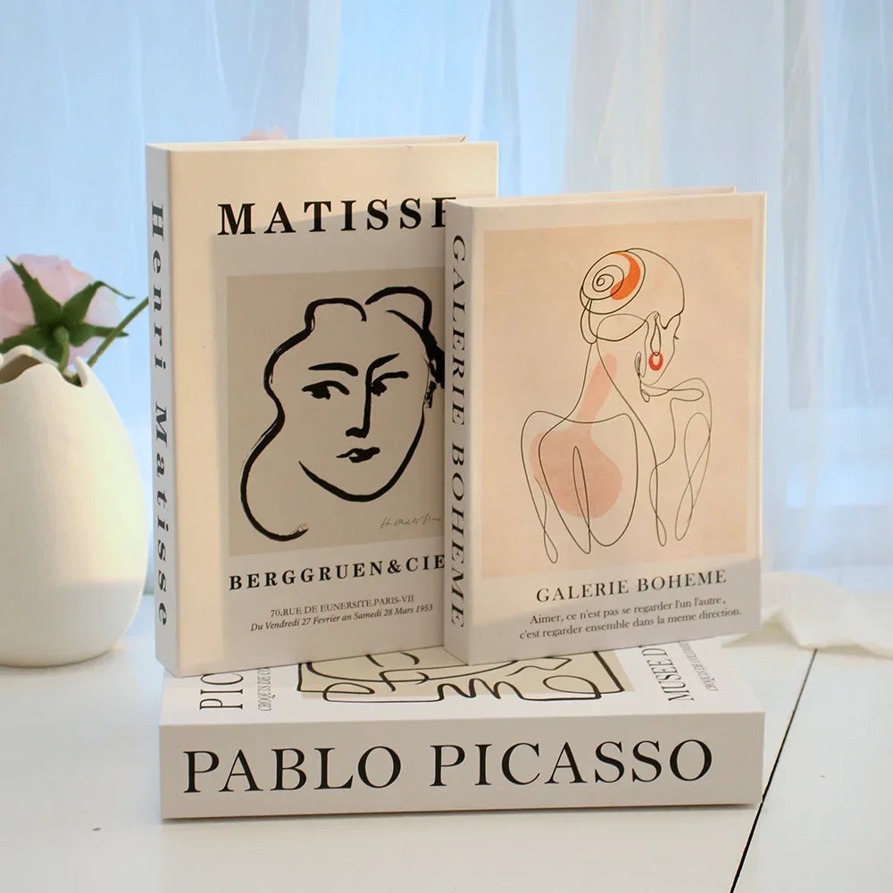 3Pcs Fashion Decorative Books – Modern Coffee Table Accent