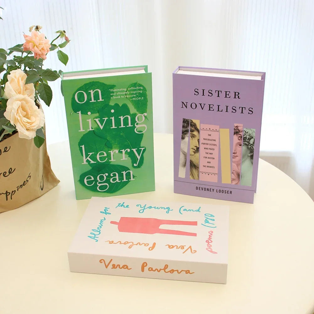 3Pcs Fashion Decorative Books – Modern Coffee Table Accent