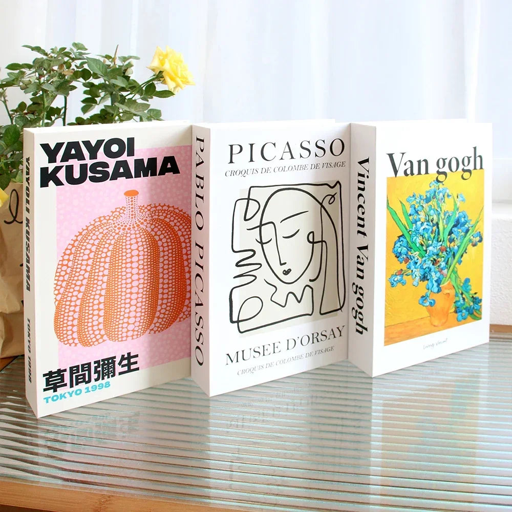 3Pcs Fashion Decorative Books – Modern Coffee Table Accent