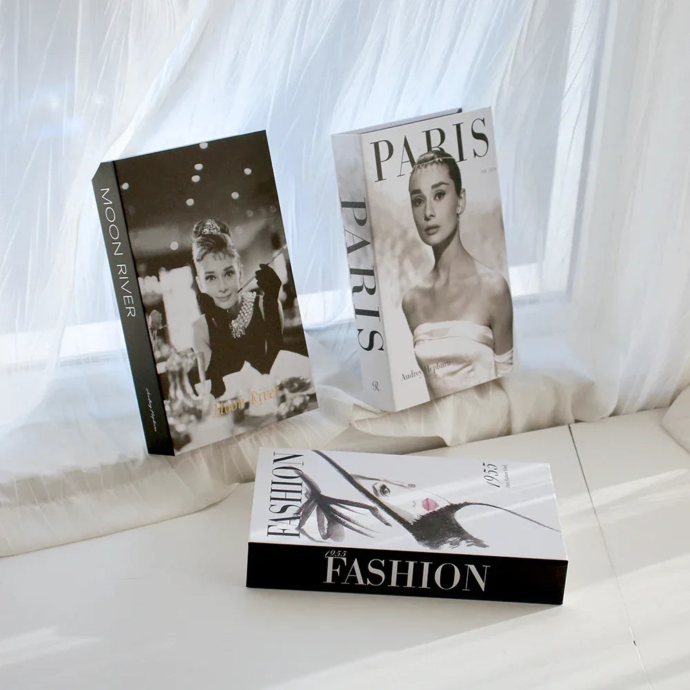 3Pcs Fashion Decorative Books – Modern Coffee Table Accent