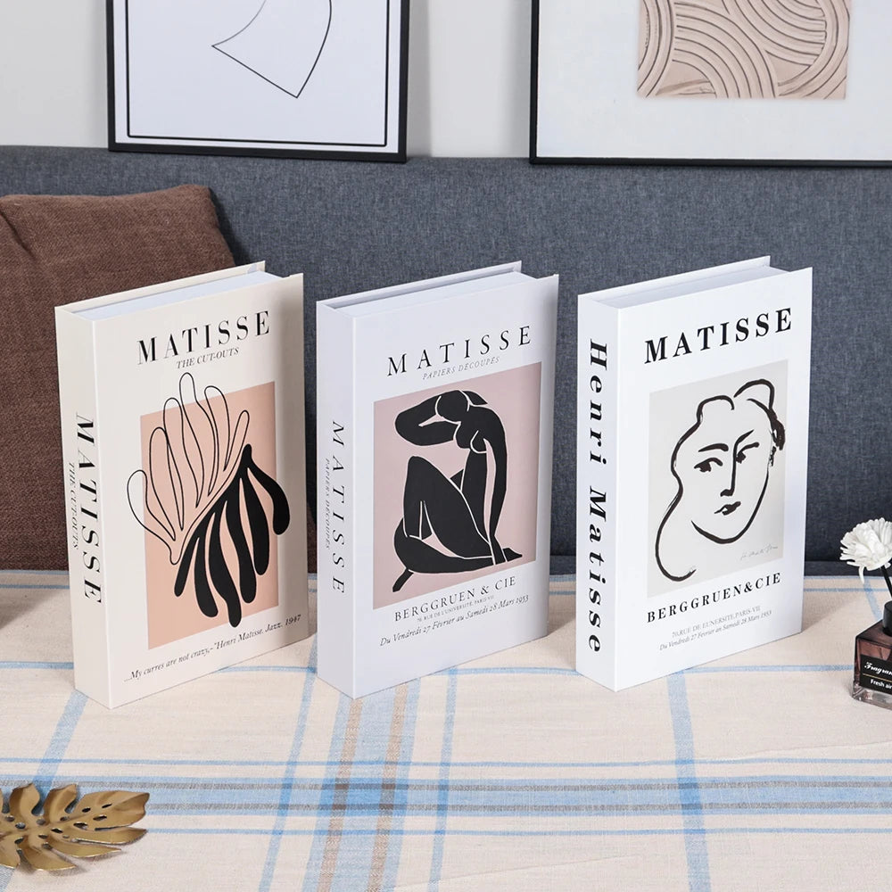 3Pcs Fashion Decorative Books – Modern Coffee Table Accent