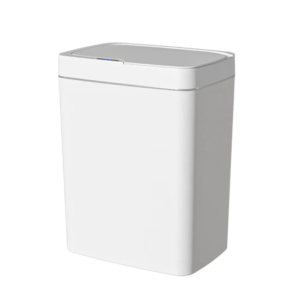 Smart Sensor Bathroom Trash Can – 15L Touchless with Automatic Bagging