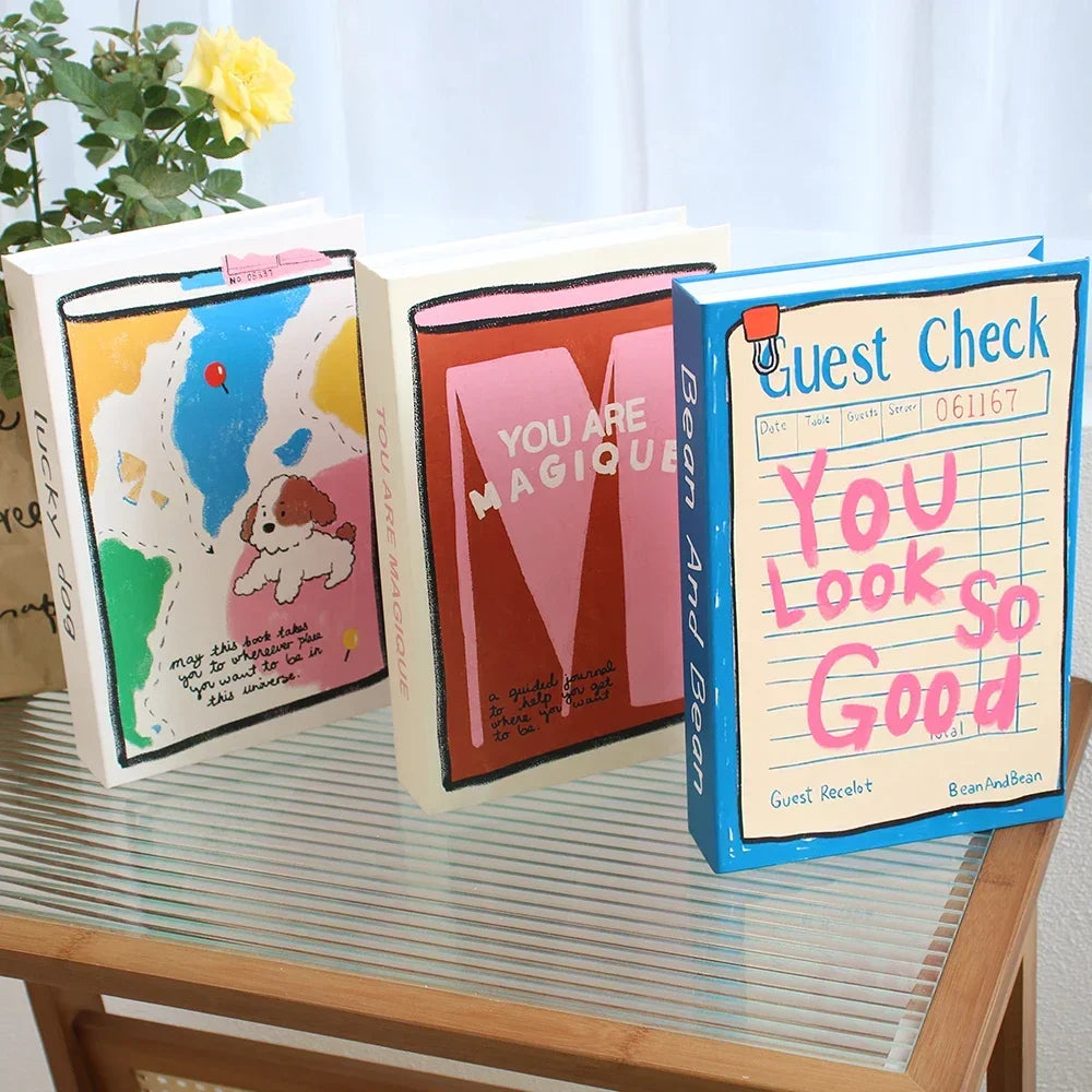3Pcs Fashion Decorative Books – Modern Coffee Table Accent