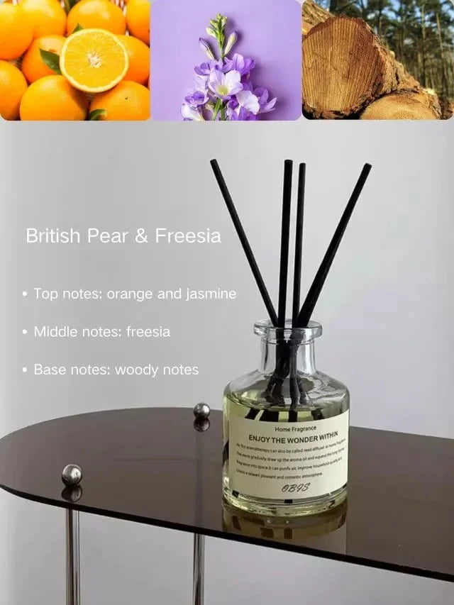 Aromatherapy Reed Diffuser – 50ml Elegant Scent Stick for Home & Room
