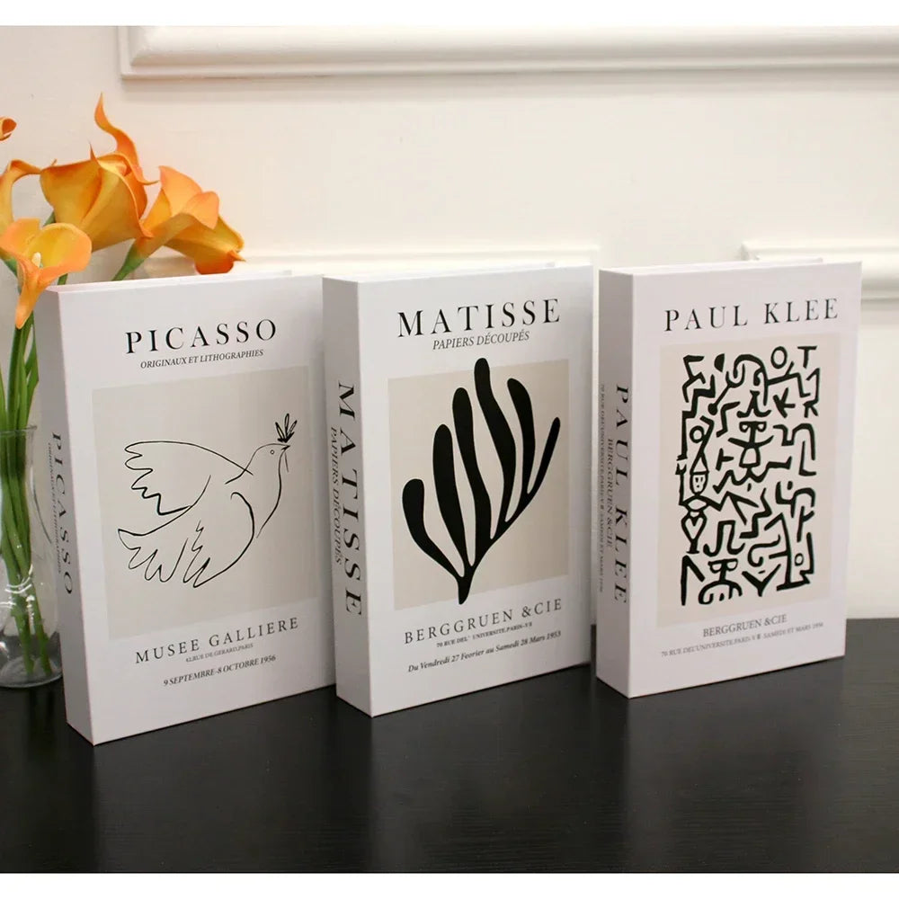 3Pcs Fashion Decorative Books – Modern Coffee Table Accent