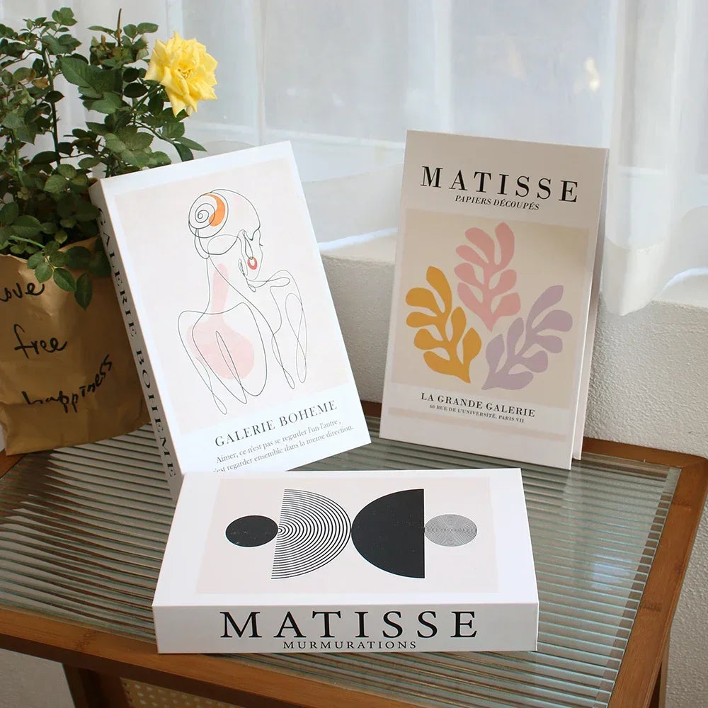 3Pcs Fashion Decorative Books – Modern Coffee Table Accent