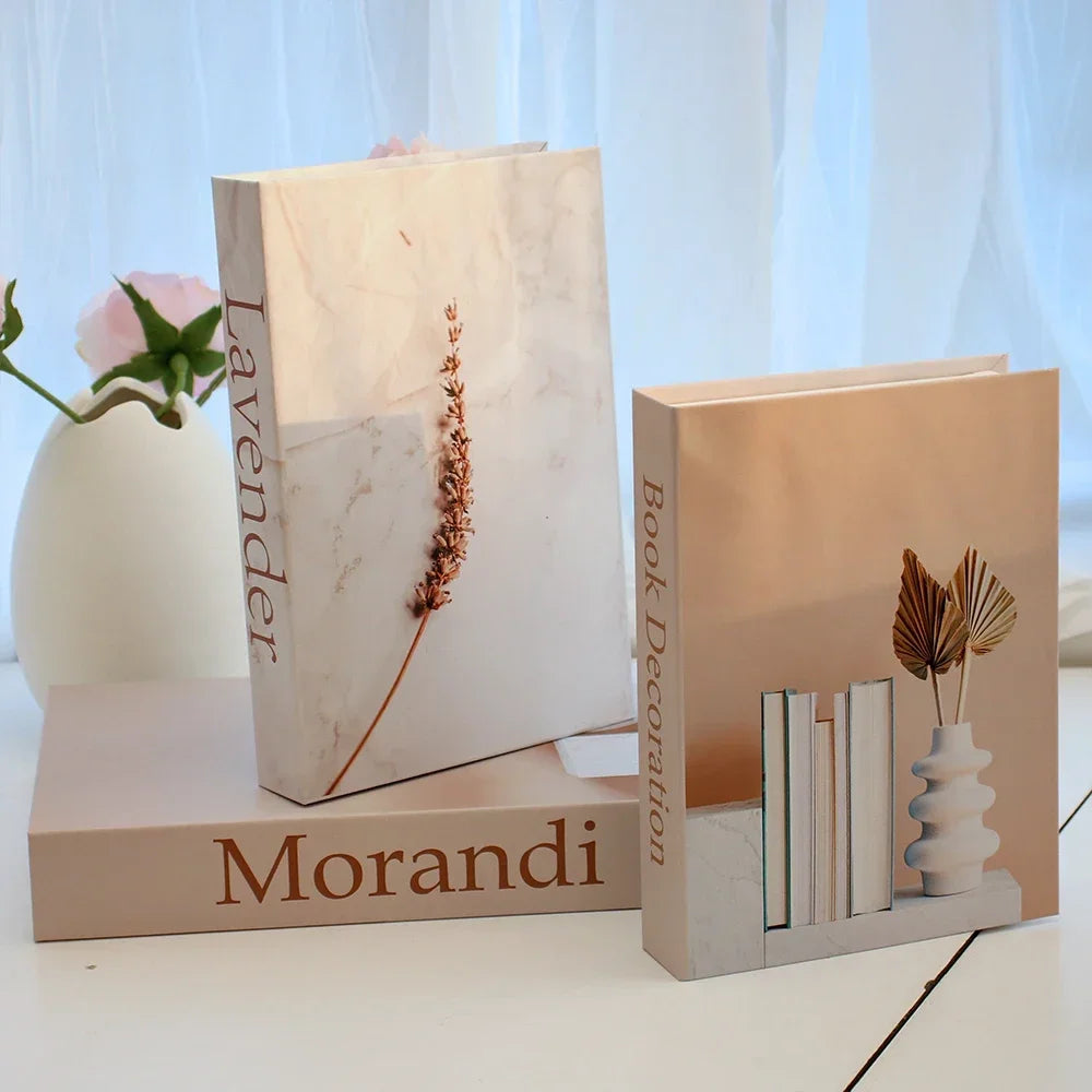 3Pcs Fashion Decorative Books – Modern Coffee Table Accent