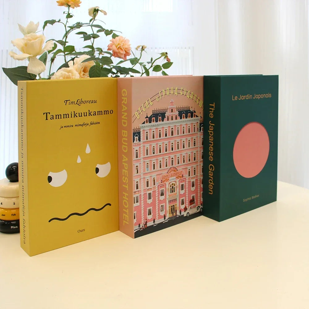 3Pcs Fashion Decorative Books – Modern Coffee Table Accent