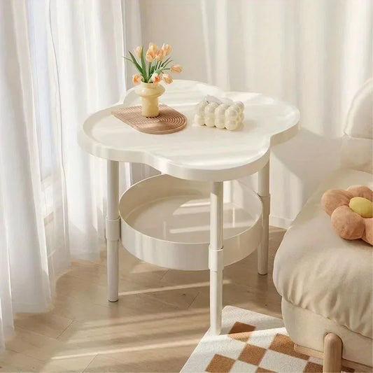 Four-Leaf Clover Side Table – Aesthetic Coffee & Accent Table for Cozy Corners