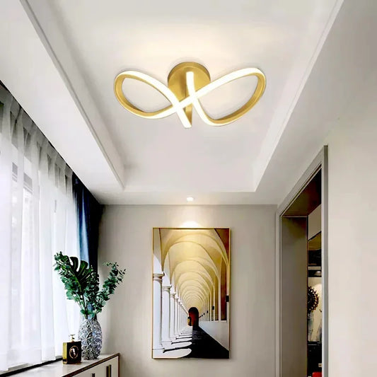 FlowLoop LED Ceiling Light – Minimalist Lighting for Hallways & Entryways