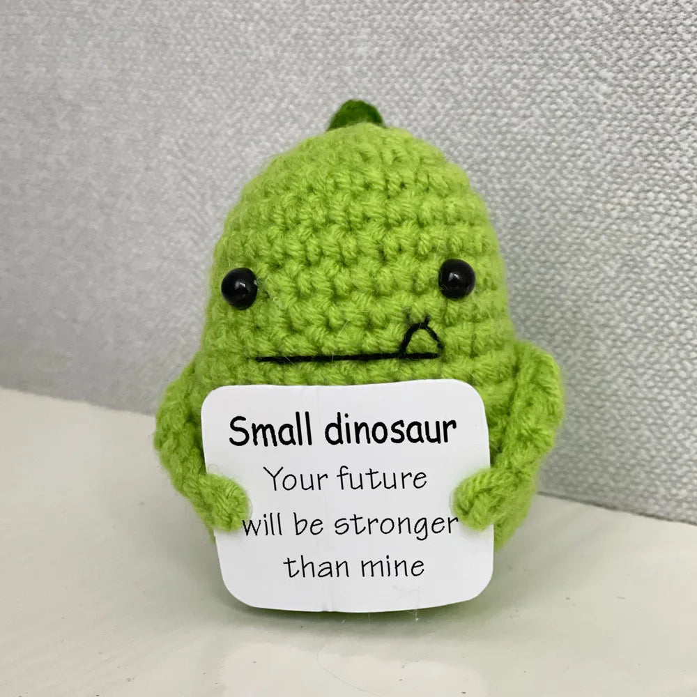 Handmade Crochet Turtle Plush – “You’re Turtle-y Awesome” Positive Support Doll Gift