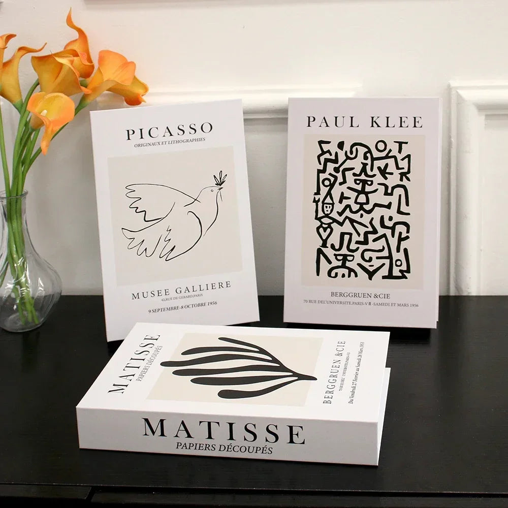3Pcs Fashion Decorative Books – Modern Coffee Table Accent