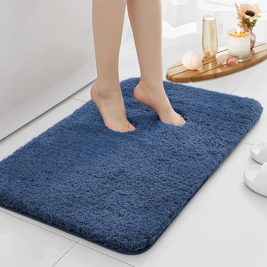 Ultra-Soft Anti-Slip Bathroom Mat – Thickened Washable Long Hair Carpet