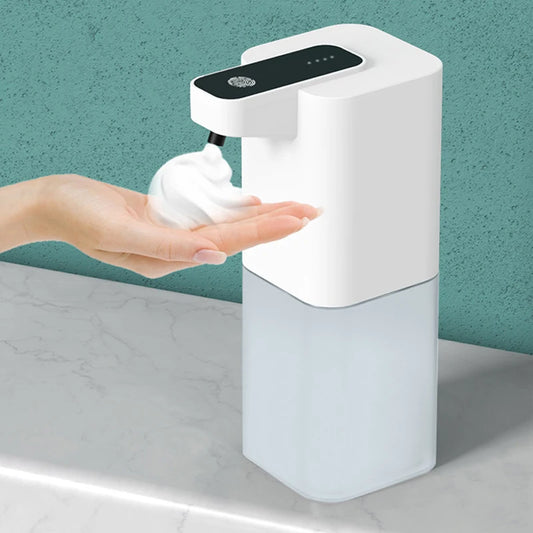 Smart Touchless Foam Soap Dispenser – 400mL, USB Rechargeable (White)