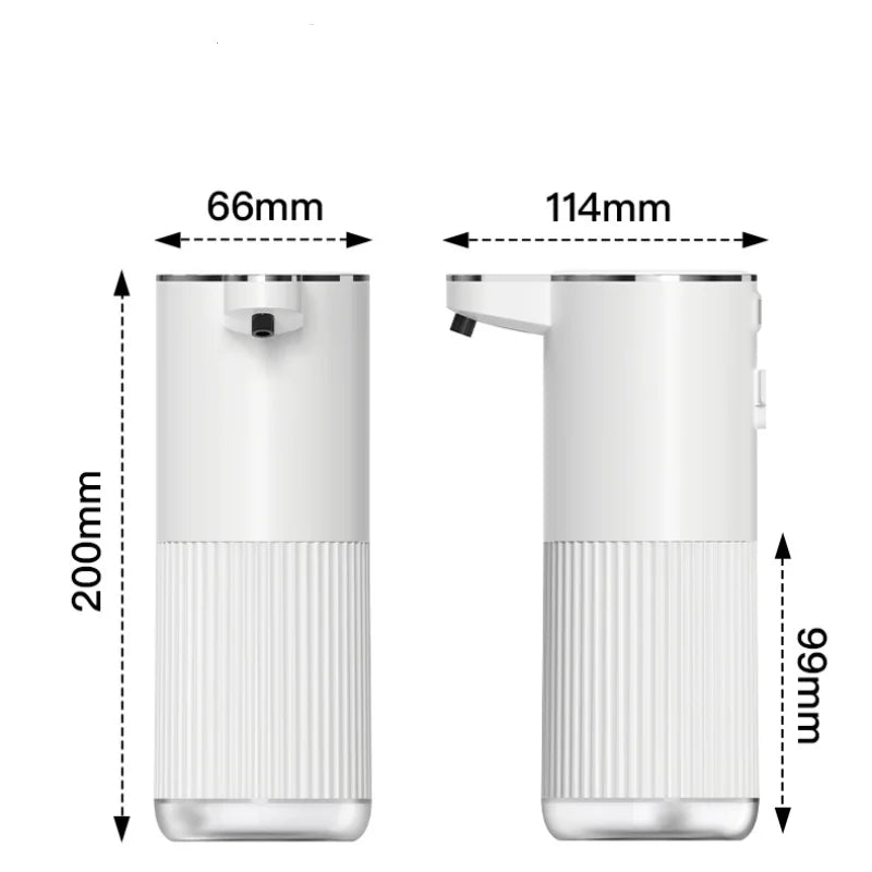 Smart Touchless Automatic Soap Dispenser – Wall-Mounted or Desktop Use | Rechargeable USB Foam & Liquid Hand Wash Pump (360ml)